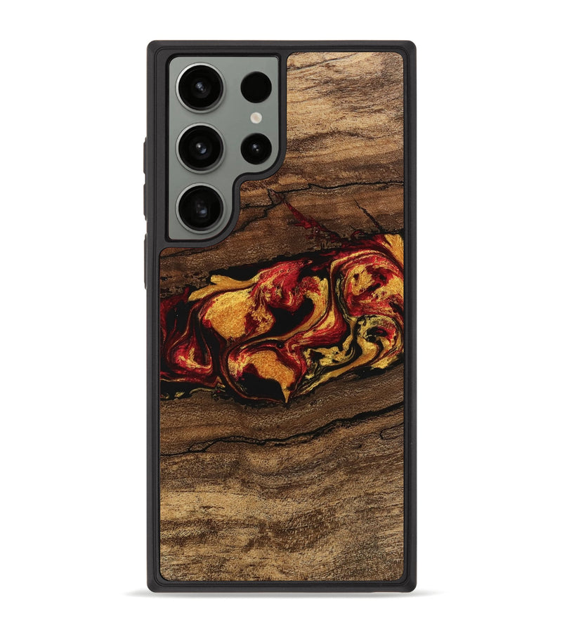 Galaxy S23 Ultra Wood Phone Case - Noble (Red, 746476)