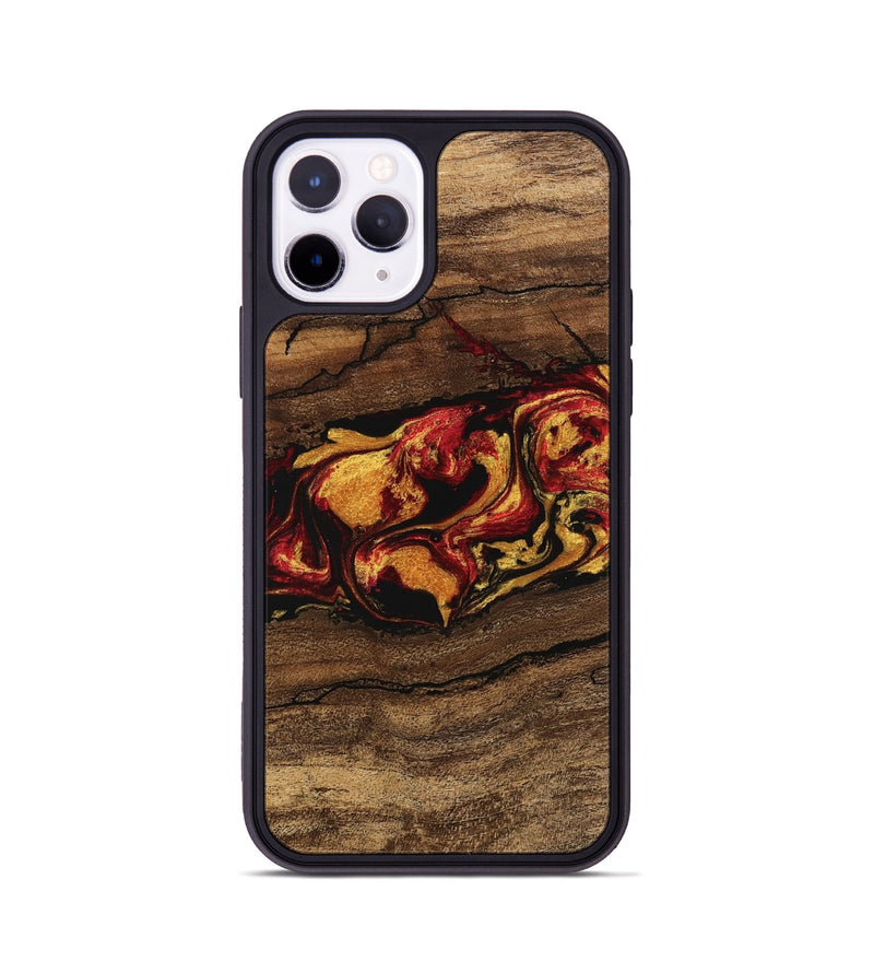 iPhone 11 Pro Wood Phone Case - Noble (Red, 746476)