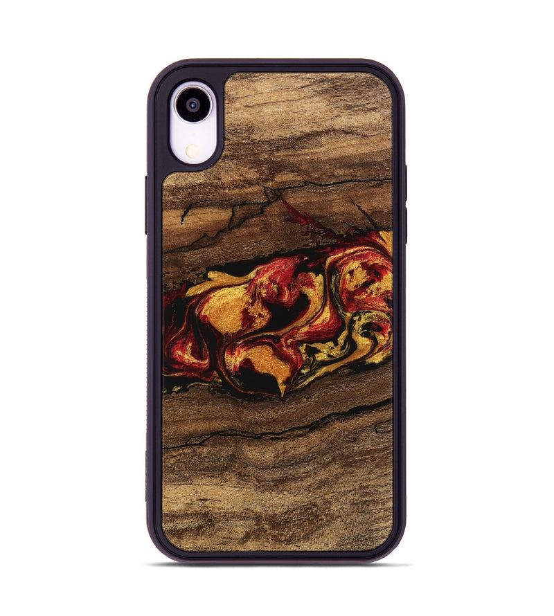 iPhone Xr Wood Phone Case - Noble (Red, 746476)