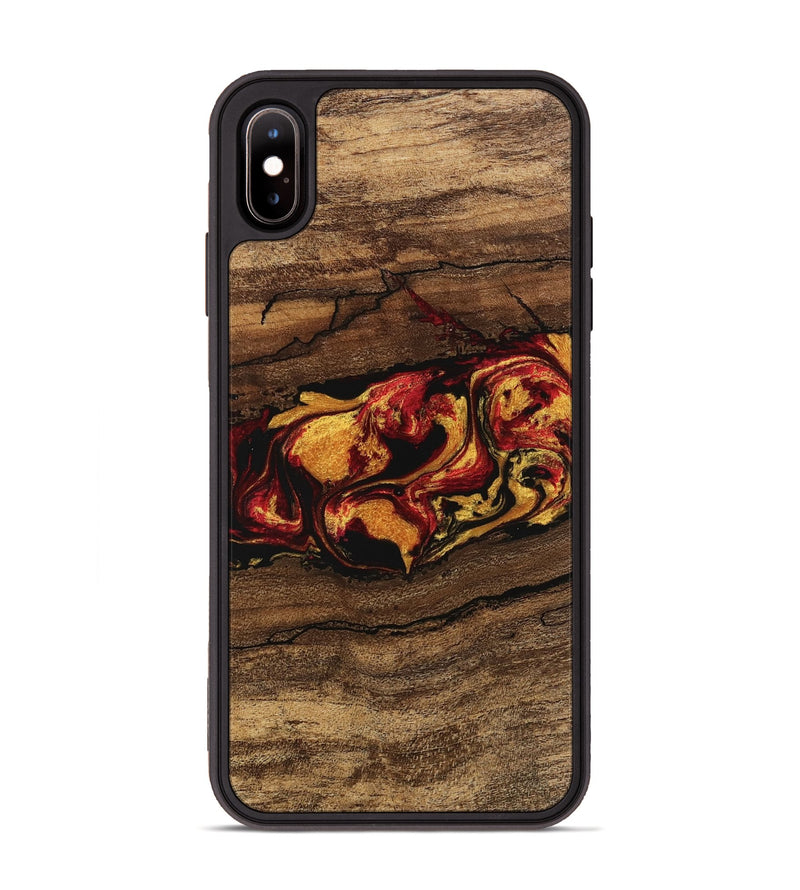 iPhone Xs Max Wood Phone Case - Noble (Red, 746476)