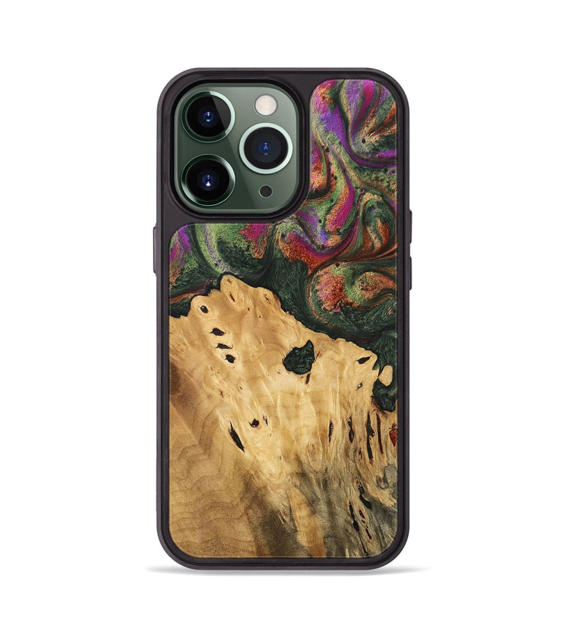 iPhone 13 Pro Wood Phone Case - Brice (Green, 746478)