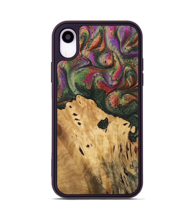 iPhone Xr Wood Phone Case - Brice (Green, 746478)