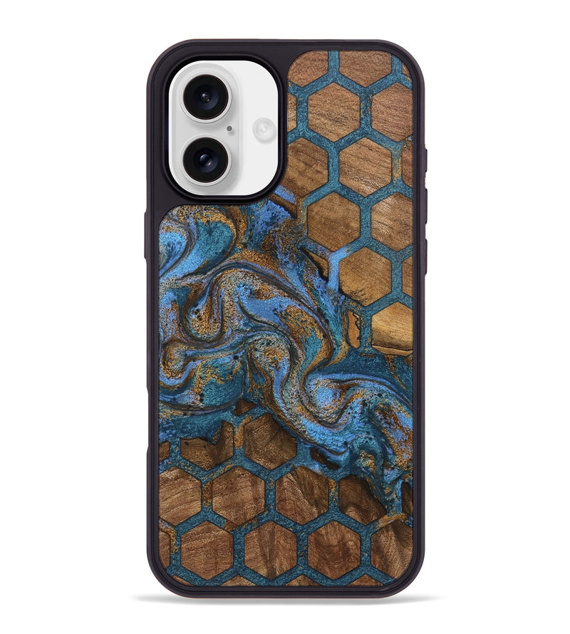 iPhone 16 Plus Wood Phone Case - Wilder (Pattern, 746479)