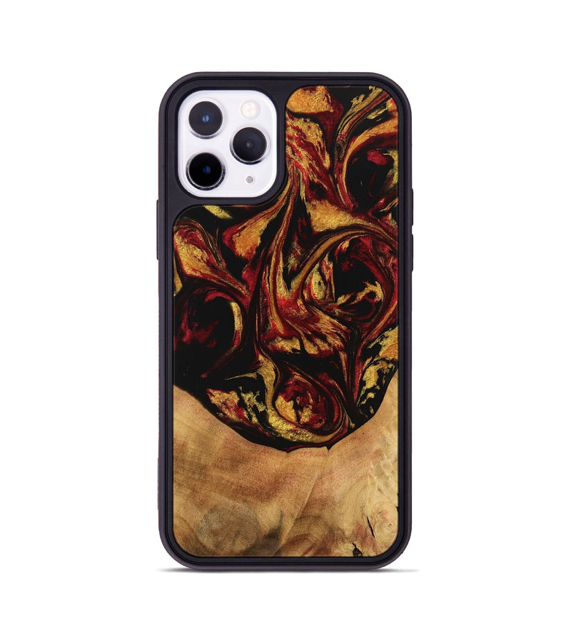 iPhone 11 Pro Wood Phone Case - Aline (Red, 746483)