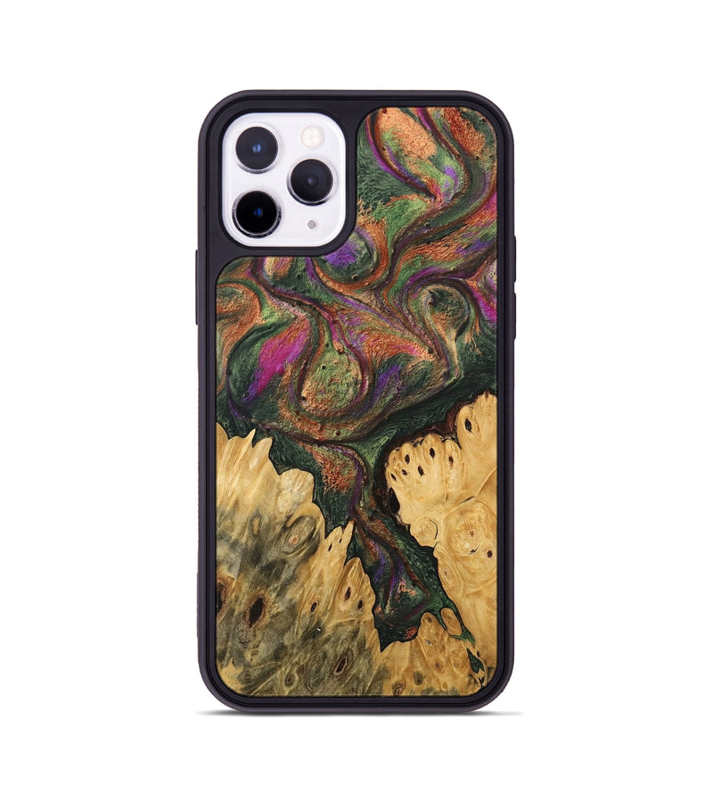 iPhone 11 Pro Wood Phone Case - Kyren (Green, 746486)