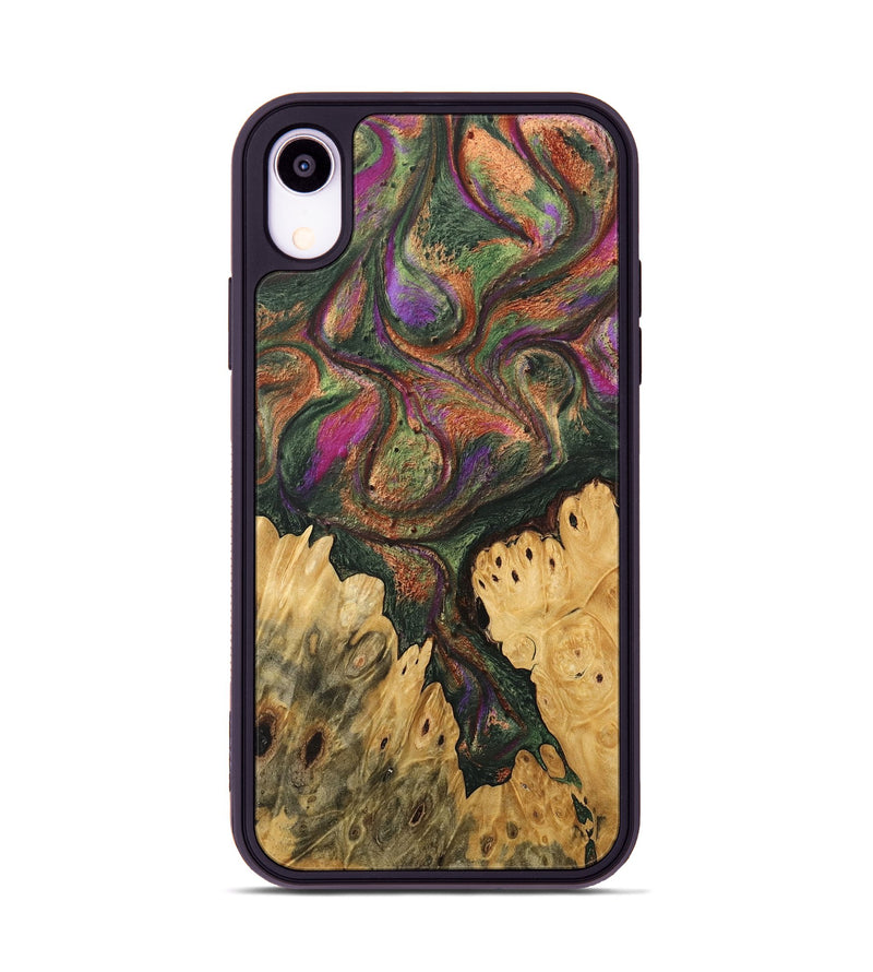 iPhone Xr Wood Phone Case - Kyren (Green, 746486)