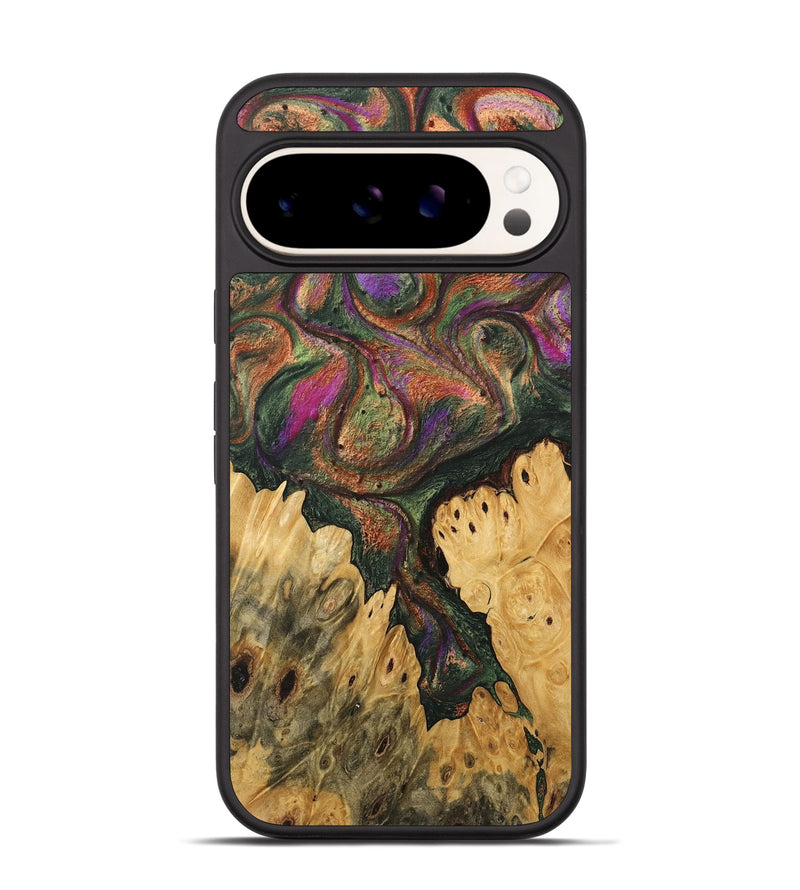 Pixel 9 Wood Phone Case - Kyren (Green, 746486)