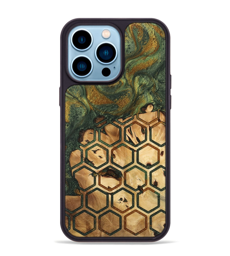 iPhone 14 Pro Max Wood Phone Case - Jasmyn (Pattern, 746487)