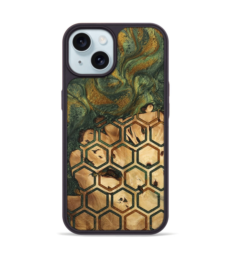 iPhone 15 Wood Phone Case - Jasmyn (Pattern, 746487)