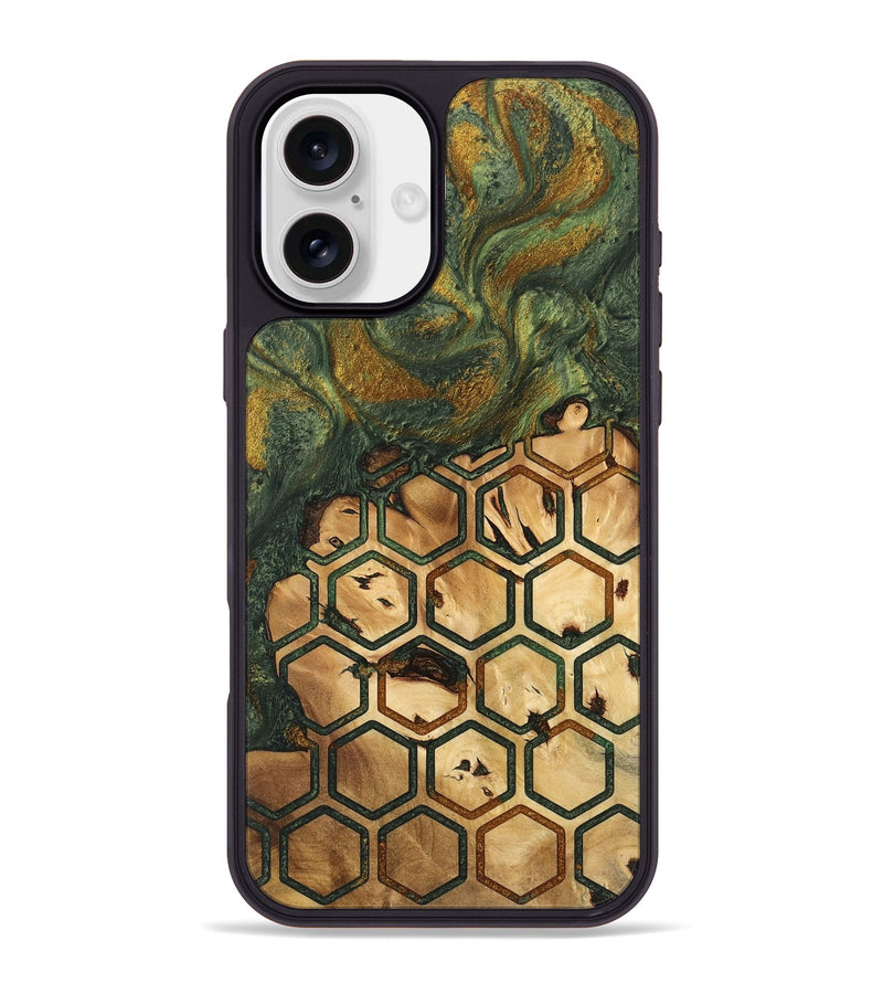 iPhone 16 Plus Wood Phone Case - Jasmyn (Pattern, 746487)