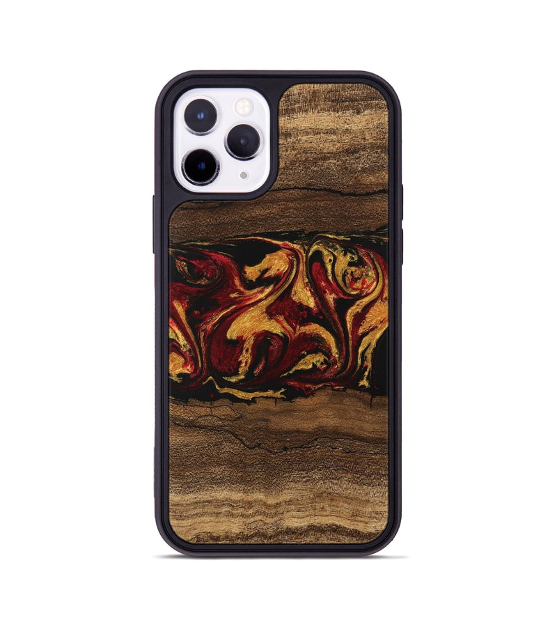 iPhone 11 Pro Wood Phone Case - Edwina (Red, 746488)