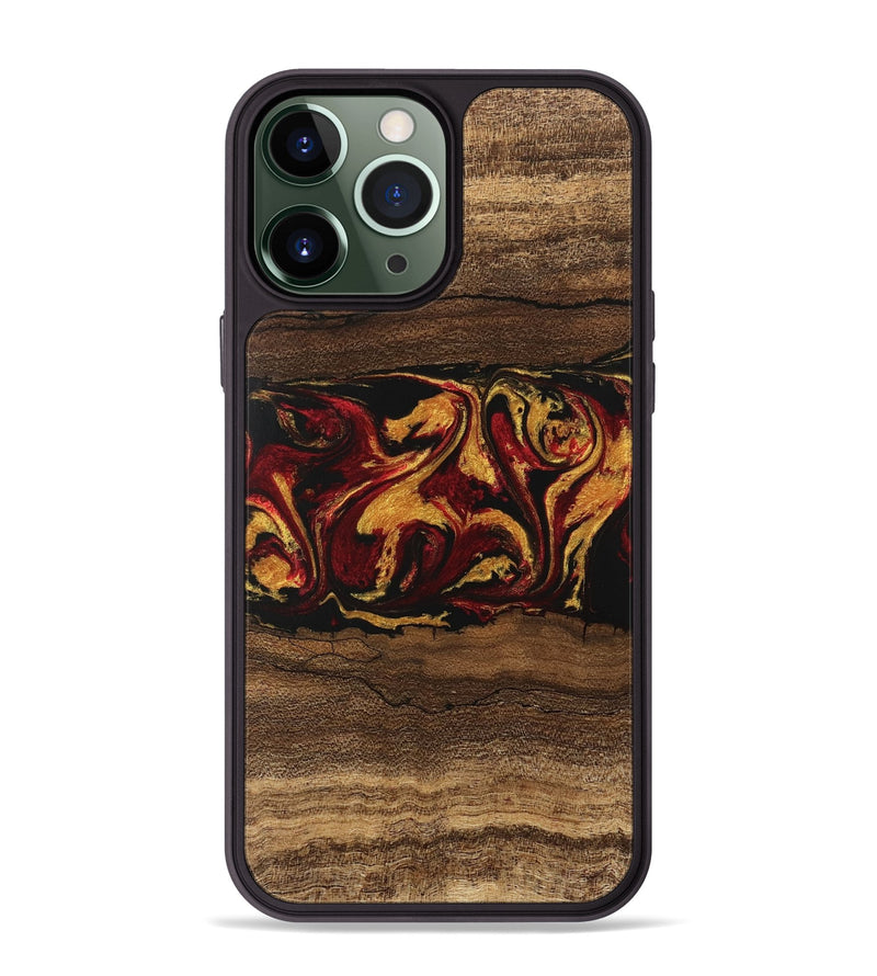 iPhone 13 Pro Max Wood Phone Case - Edwina (Red, 746488)