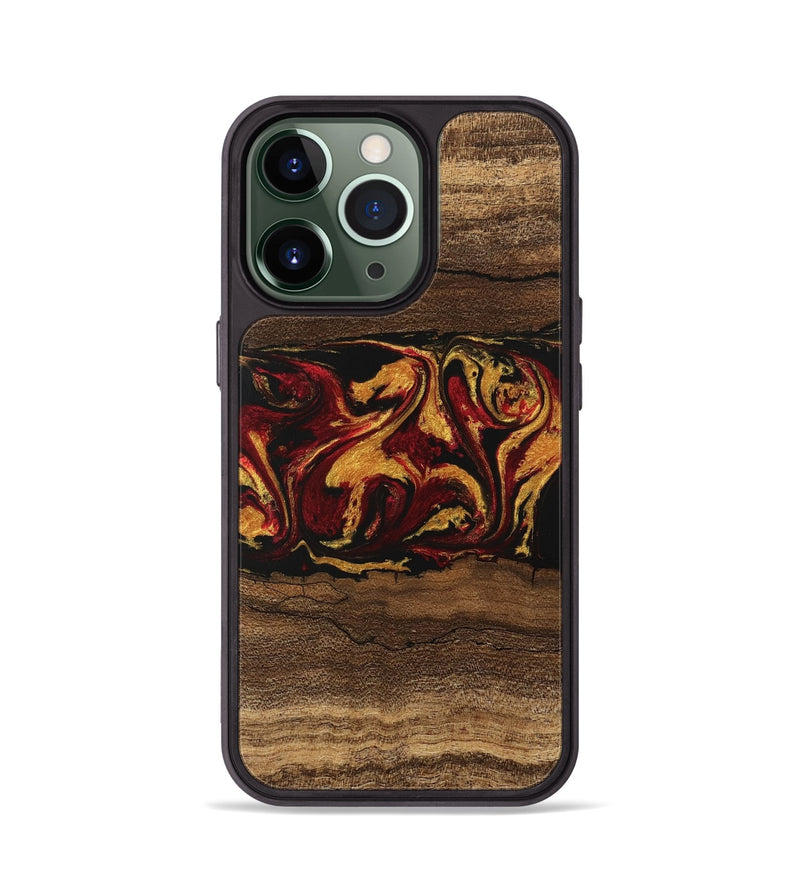 iPhone 13 Pro Wood Phone Case - Edwina (Red, 746488)