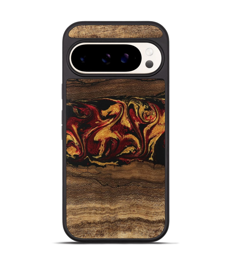 Pixel 9 Pro Wood Phone Case - Edwina (Red, 746488)