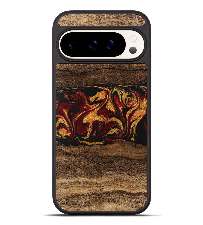 Pixel 9 Pro XL Wood Phone Case - Edwina (Red, 746488)