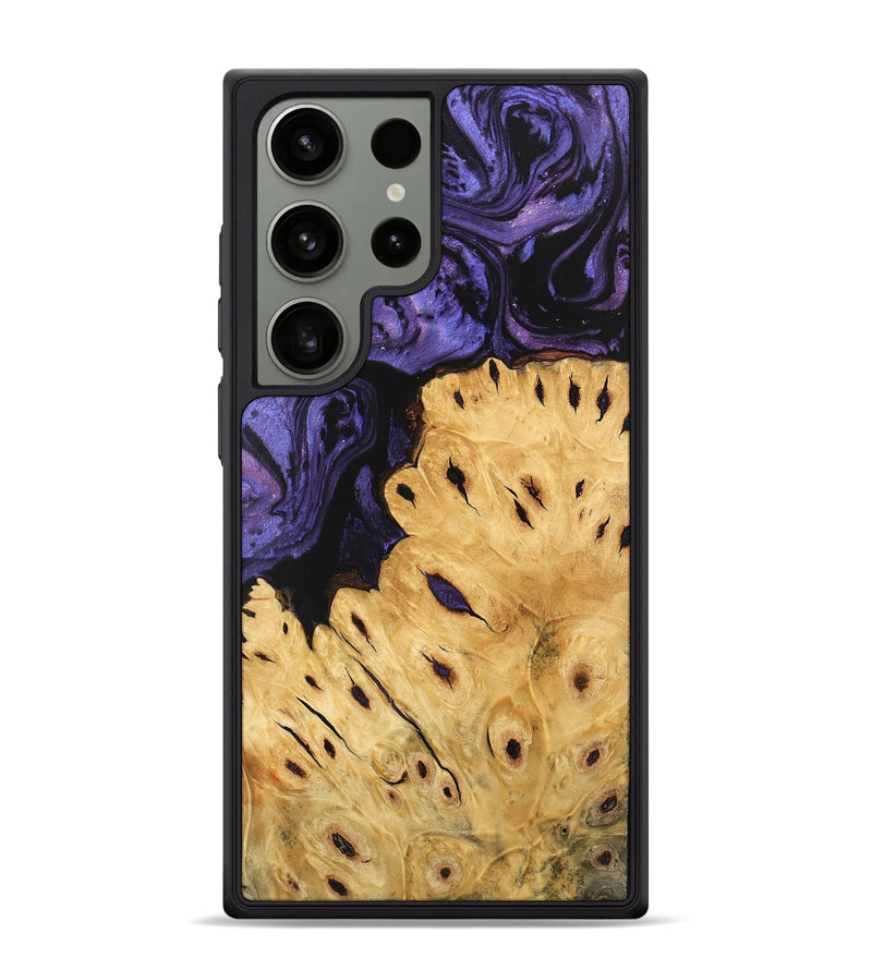 Galaxy S24 Ultra Wood Phone Case - Ilene (Purple, 746489)