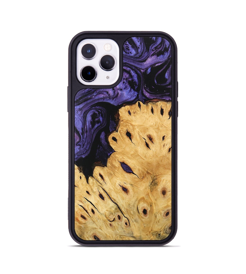 iPhone 11 Pro Wood Phone Case - Ilene (Purple, 746489)