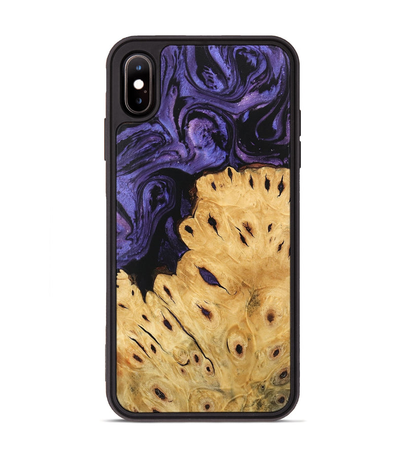 iPhone Xs Max Wood Phone Case - Ilene (Purple, 746489)