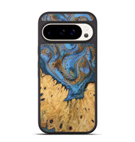 Pixel 9 Wood Phone Case - Jasiah (Teal & Gold, 746490)