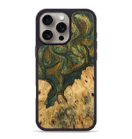 iPhone 16 Pro Max Wood Phone Case - Shelva (Green, 746491)