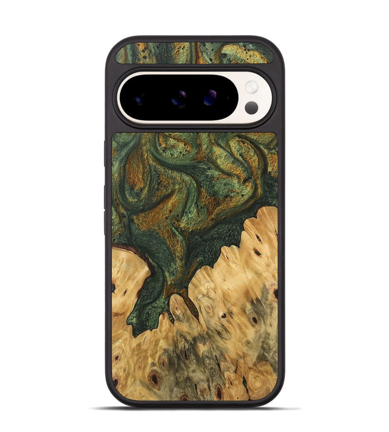 Pixel 9 Wood Phone Case - Shelva (Green, 746491)