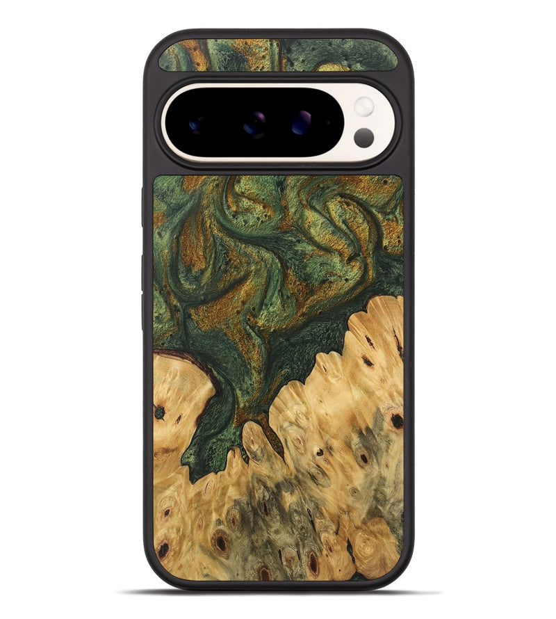 Pixel 9 Pro XL Wood Phone Case - Shelva (Green, 746491)