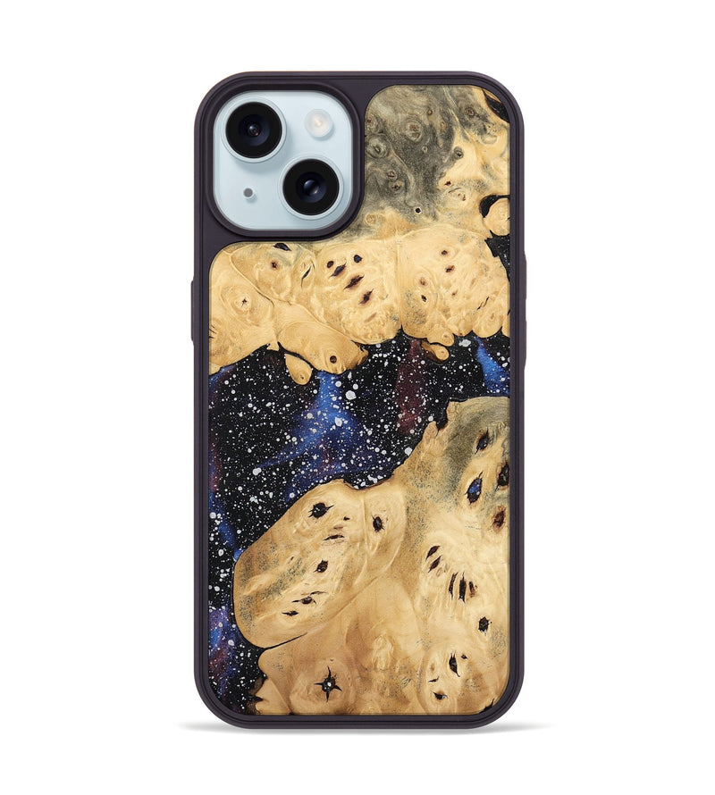 iPhone 15 Wood Phone Case - Sol (Cosmos, 746497)