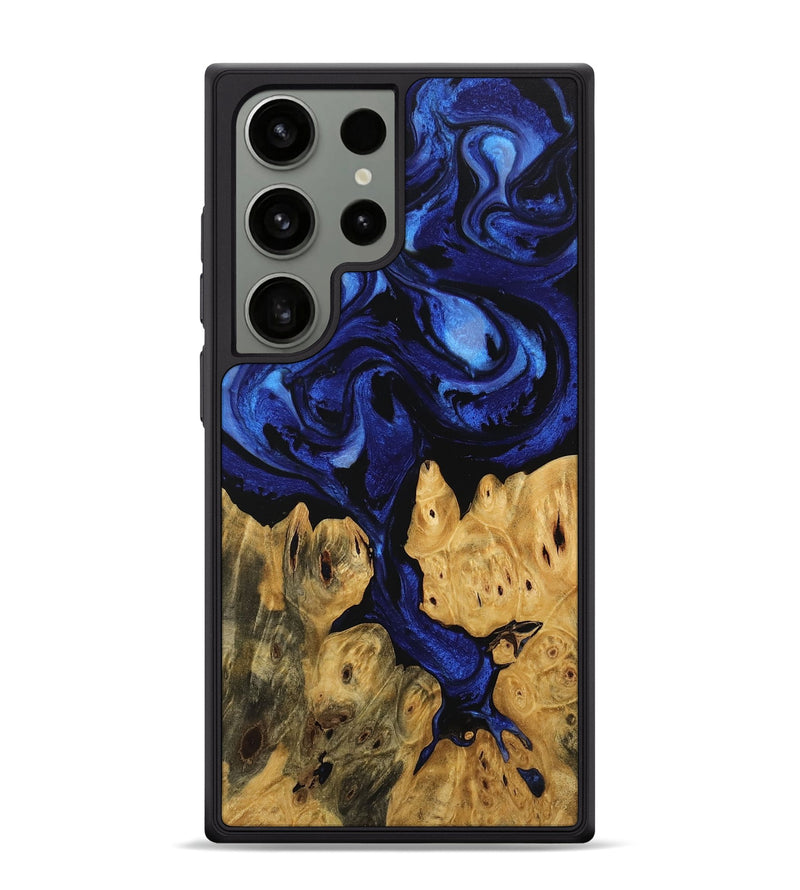 Galaxy S24 Ultra Wood Phone Case - Jaclyn (Blue, 746505)