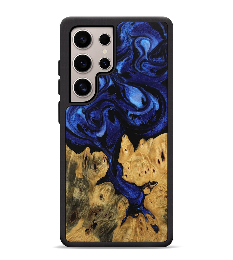 Galaxy S25 Ultra Wood Phone Case - Jaclyn (Blue, 746505)