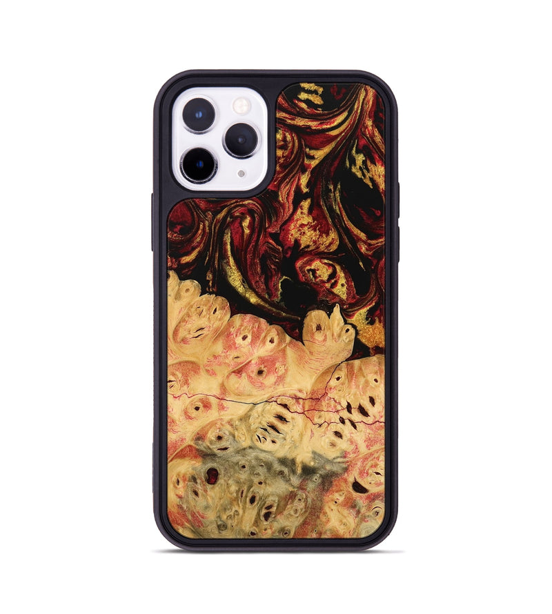 iPhone 11 Pro Wood Phone Case - Stacey (Red, 746506)