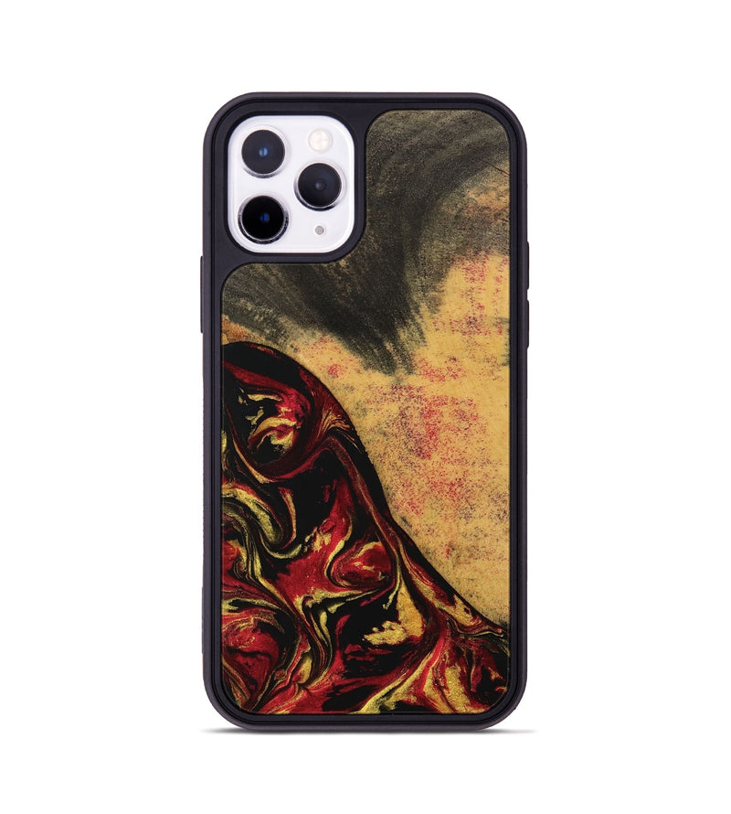 iPhone 11 Pro Wood Phone Case - Hans (Red, 746507)