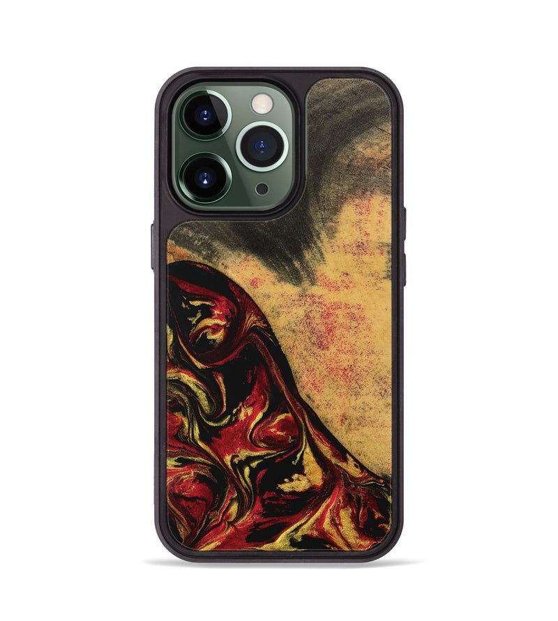 iPhone 13 Pro Wood Phone Case - Hans (Red, 746507)