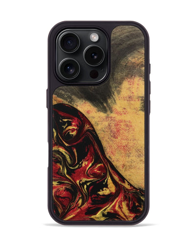 iPhone 16 Pro Wood Phone Case - Hans (Red, 746507)