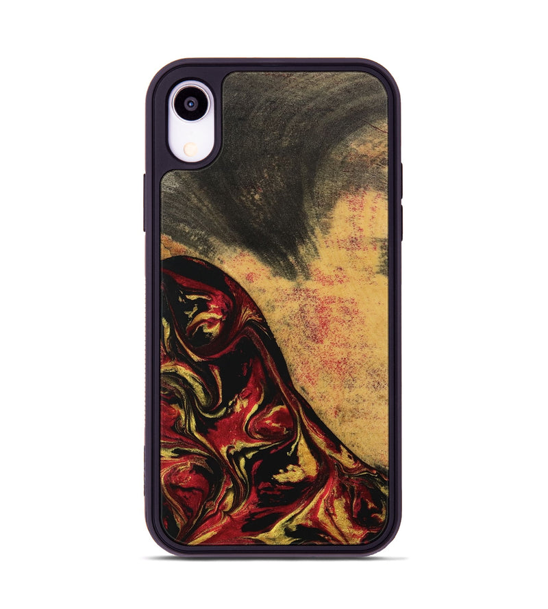 iPhone Xr Wood Phone Case - Hans (Red, 746507)