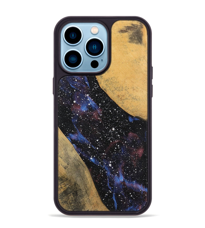 iPhone 14 Pro Max Wood Phone Case - Tisha (Cosmos, 746527)