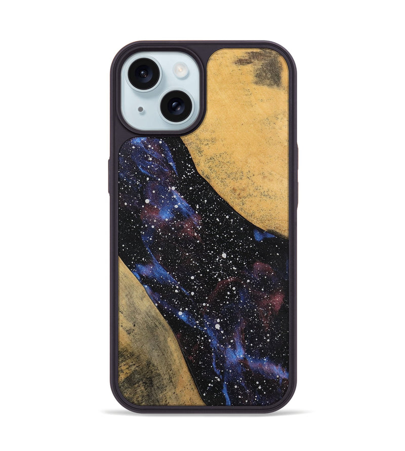 iPhone 15 Wood Phone Case - Tisha (Cosmos, 746527)