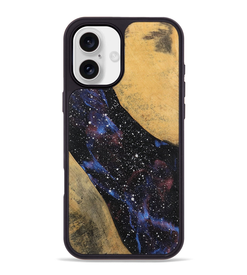 iPhone 16 Plus Wood Phone Case - Tisha (Cosmos, 746527)