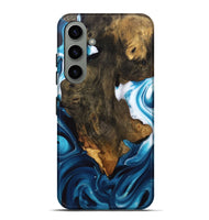 Galaxy S24 Plus Wood Live Edge Phone Case - Khalani (Blue, 746533)