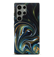 Galaxy S23 Ultra ResinArt Live Edge Phone Case - Starr (Teal & Gold, 746537)