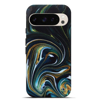 Pixel 9 Pro XL ResinArt Live Edge Phone Case - Starr (Teal & Gold, 746537)