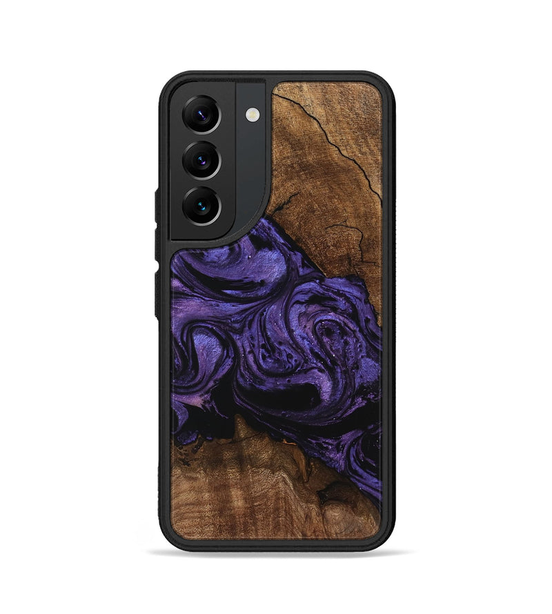 Galaxy S22 Wood Phone Case - Pink (Purple, 746538)