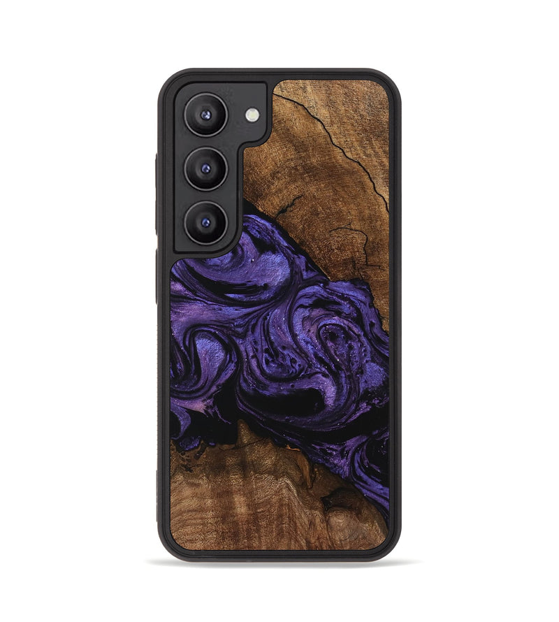 Galaxy S23 Wood Phone Case - Pink (Purple, 746538)