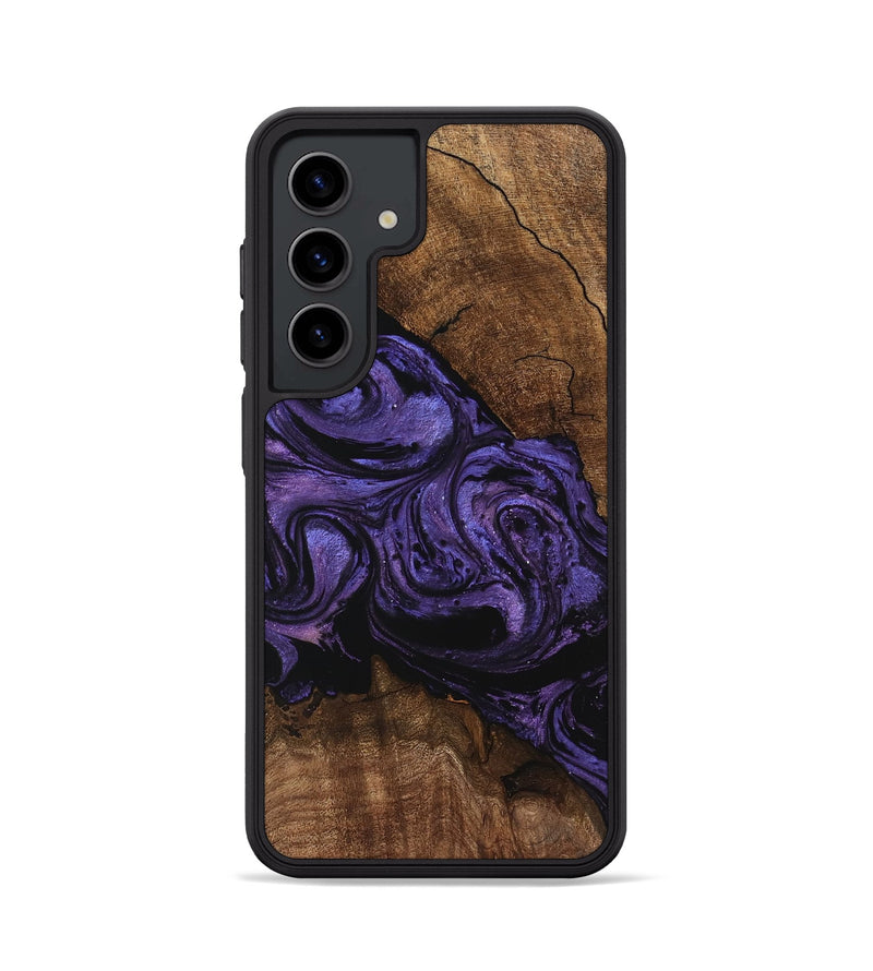 Galaxy S24 Wood Phone Case - Pink (Purple, 746538)