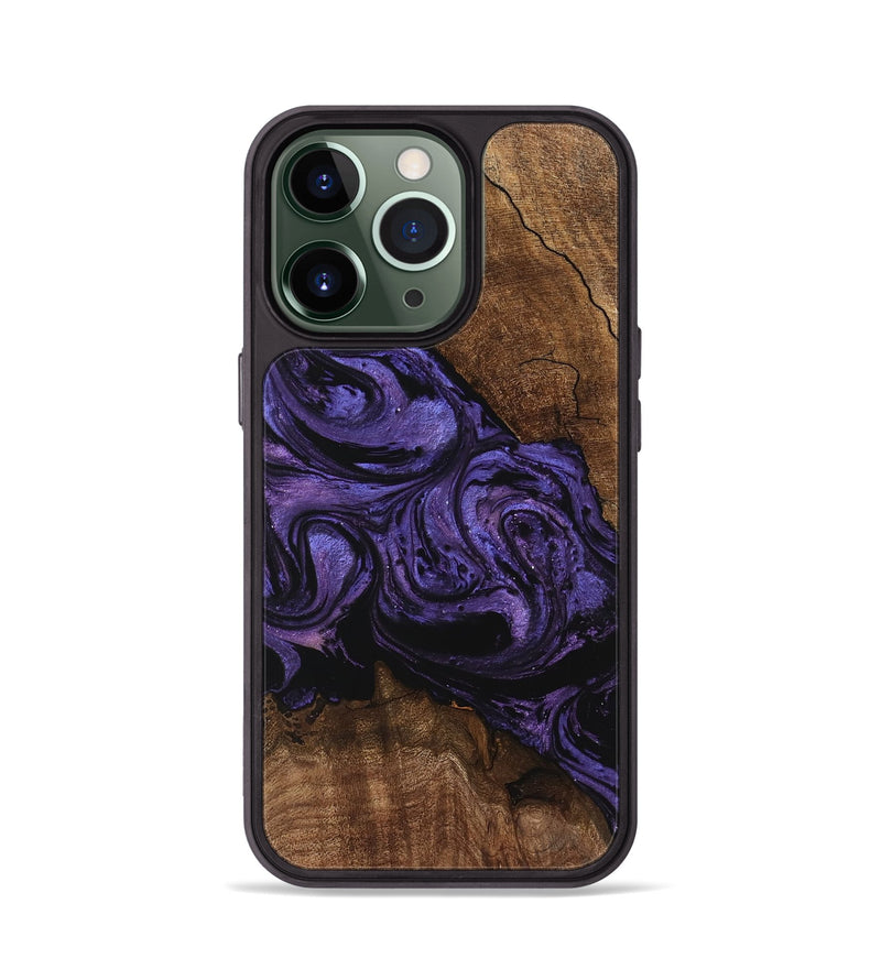 iPhone 13 Pro Wood Phone Case - Pink (Purple, 746538)