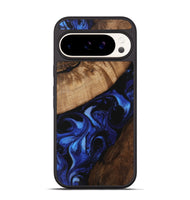 Pixel 9 Wood Phone Case - Althea (Blue, 746540)