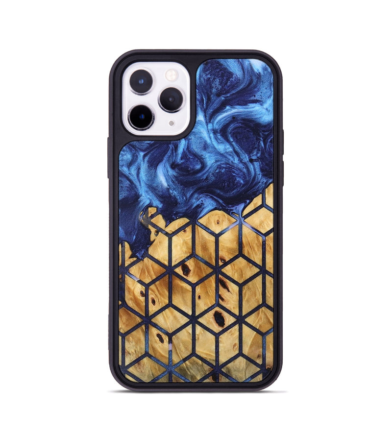 iPhone 11 Pro Wood Phone Case - Carmine (Pattern, 746541)