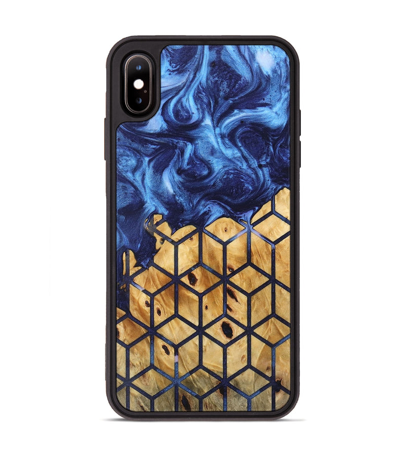 iPhone Xs Max Wood Phone Case - Carmine (Pattern, 746541)