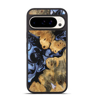 Pixel 9 Wood Phone Case - Caryn (Blue, 746543)