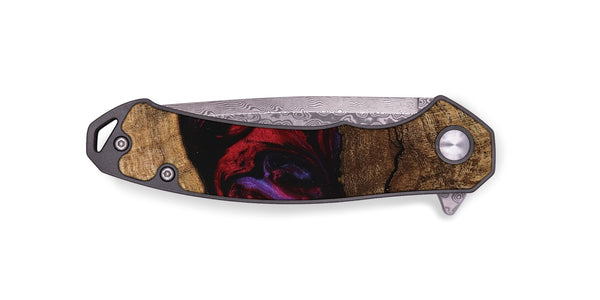 EDC Wood Pocket Knife - Marlena (Red, 746545)