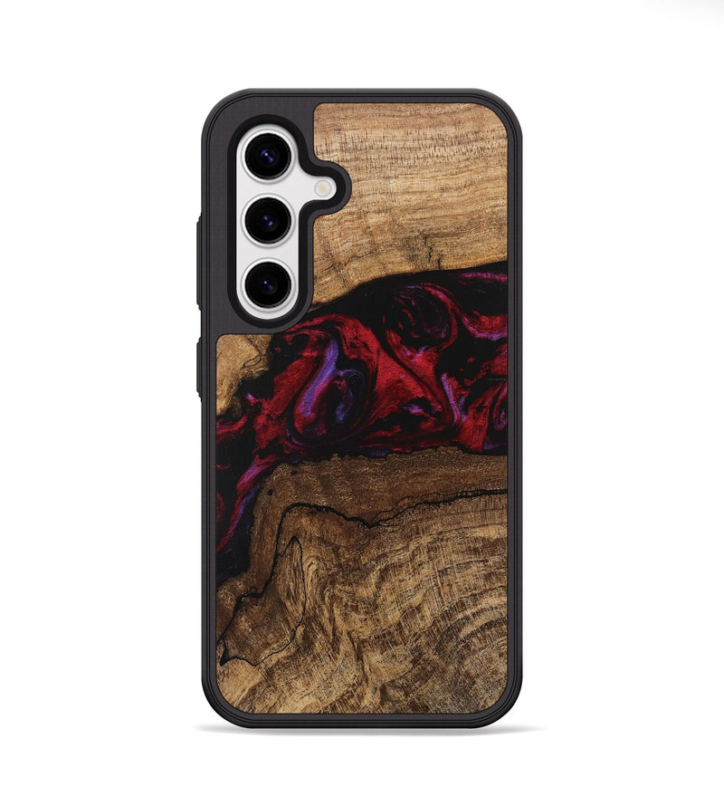 Galaxy S25 Wood Phone Case - Marlena (Red, 746545)